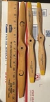 3 Wooden Propellers Master Airscrew 11 , 12 Xoar 14 Model Aircraft Prop.. Fixed Price $39.99.