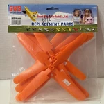 Rc Airplane Propeller Gws 10X8 EP1080X4 New Old Stock Orange 6 Blades. Fixed Price $35.00.