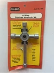 Original Dubro Rc Part #702 - 4 Way Socket Wrench Tool Standard & Metric Nos. Fixed Price $14.50.