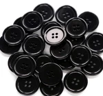 Ganssia 1 Inch 25MM Black Resin Buttons Sewing Flatback For Garment Di.... Fixed Price $8.03.