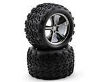 Traxxas TRA5374A Geminiblkchrmwhl W/TALONTIRE2PCEREVO E22. Fixed Price $34.95.