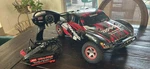 Traxxas Slash 1/10 2WD Electric Brushed Rtr Short Course Truck W/ Tqi/charger. Fixed Price $175.00.