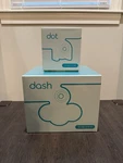 Unopened Wonder Workshop DA01 Dash Robot And Unused Dot DO01. Fixed Price $189.99.