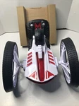 Echo Tech White W/red Stripe Radio Controlled Max Rumble Car With Remote. Fixed Price $31.50.