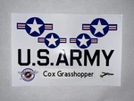 Cox 049 Thimble-drone L4 Grasshopper Sticker Set (fuel Proof) Reproduction. Fixed Price $25.00.