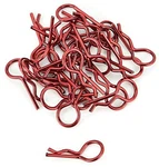 Red 1/10 Large Bent Rc Anodized Body Clips - 25PCS #4031RD. Fixed Price $18.42.