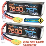 Powerhobby 3S 11.1V 7600MAH 75C Lipo Battery XT90 (2) : Nero Big Rock. Fixed Price $159.99.
