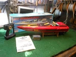 Kyosho 800 Jet Stream Radio Control Rc Electric Racing Boat Kit Excellent Cond. Fixed Price $279.99.