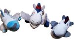2 Daron Delta Planes/ 1 Force One Plush Airplane 9" Stuffed Easter. Fixed Price $14.99.