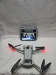 Dji Mini 3 Drone W/ Controller & Case Video Zoom Powers On-gimbals Broken. Fixed Price $400.00.