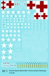 K4 1:48 Scale Decals United States World War Ii Army Jeeps Trucks Ambulances. Fixed Price $8.15.