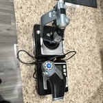 Saitek X52 Wired Usb Black Silver Lcd Display Flight Stick Controller. Fixed Price $100.00.
