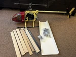Vintage American Rc Super Mantis Helicopter Os Max 40 Sr + Collective Pitch Look. Fixed Price $250.00.