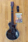 Gibson Les Paul Controller Xbox 360 W Strap & Guitar Hero Iii Game Tested Bundle. Fixed Price $124.95.