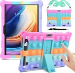Detuosi Silicone Case Compatible With Dragon Touch Notepad K10, Rainbow. Fixed Price $23.99.