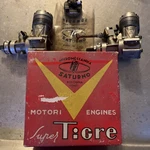 Two 1965 Super Tigre G20 23 Model Airplanes Engines Made Italy. Fixed Price $70.00.