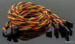 (5) Jr / Hitec Servo Extension Leads With 60CM Heavy Duty Twisted 20AWG Wire. Fixed Price $15.49.