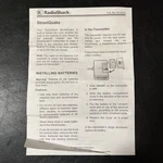 Manual Radio Shack Streetquake Rc Truck Remote-controlled Car Instructions M1. Fixed Price $11.99.