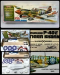 Vtg Comet Superstars Curtiss P-40E Tigershark New Box 31" Wing Kit# 3649 WB10. Fixed Price $105.00.