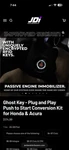 Ghost Key Plug And Play Push To Start Conversion Kit 2005-08 Honda Pilot. Fixed Price $115.00.