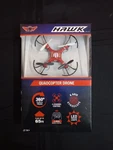 Skyrider Hawk DR176R Quadcopter Drone (red) 65 Ft, Flips & Tricks, 4 Ch. Led Nib. Fixed Price $25.00.