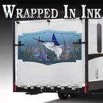 Swordfish Rv Decal Toy Hauler Trailer Boat Laminated Vinyl Grahic Lift Gate. Fixed Price $79.99.