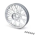 Losi LOS46002 Front Wheel Set, Satin Chrome: Pm-mx. Fixed Price $16.16.