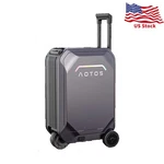 20" Gray L2 Electric Smart Rideable Suitcase 31L Luggage Scooter Travel Buddy. Fixed Price $399.00.