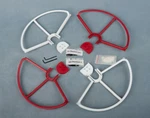 Snap On/off Quick Mount Connect Prop Guards Red/white For Dji Phantom 1 2 3. Fixed Price $12.99.