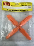 (2) Rc Airplane Propeller Gws 10X8 Blade EP1080X4 New Old Stock Rare Orange. Fixed Price $19.44.
