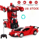 Remote Control Transforming Robot Toy Rc Cars Xmas Gifts Kids Boys Girls. Fixed Price $14.89.