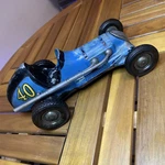 Vintage Roy Cox Thimble Drome Champion Tether Race Car No Engine Number 40 Blue. Fixed Price $260.00.
