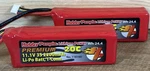 2-HOBBY People 2200MAH 2S 11.1V 20C Battery With T-conn. R/c LIPO.NO.118160. Fixed Price $29.95.