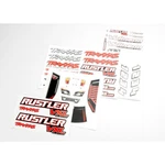 Traxxas 3713R Decal Sheets, Rustler Vxl. Fixed Price $15.94.