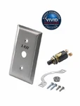 X-ray Exposure Switch Kit Xray Remote Push Button Cover Plate Stainless DCI#7116. Fixed Price $29.00.