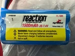Dynamite 1500MAH 2S 7.4V Lipo DYNB0108 For React 17 X3 - Price Gets You. Fixed Price $49.00.