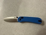 Knafs Lander Clutch Lock Knife Horizon Blue, G-10 Scales S35VN Steel. Fixed Price $75.00.