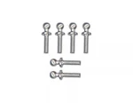 Team Associated #6276 Ballstud .20 Silver S.h.. Fixed Price $23.99.