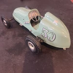 Vintage Ohlsson & Rice Inc Midget Racer Toy Tether Car Pusher. Fixed Price $339.00.