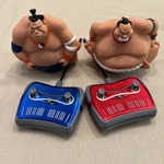Sumo King Wrestling Wireless HEAD-2-HEAD Rc Fighters Black Series 2REMOTES Works. Fixed Price $25.00.