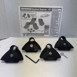 Yakima Control Towers In Great Used Condition. (3266) Locks, Key (154). Fixed Price $129.99.