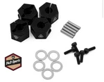 Treal X004TFOJAP - Black Aluminum Clamping Wheel Hex Hubs (mini Maxx) (12MM). Fixed Price $15.75.