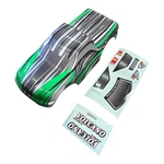 Redcat Racing 1/10 Scale Truck Body Green/silver Durable Replacement Shell New. Fixed Price $34.95.