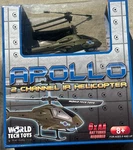 World Tech Toys Apollojetpack Helicopter 2" Ir Flying Figure Toy, 8+, 34867. Fixed Price $39.49.