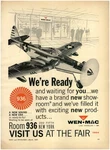 1964 Paper Ad Toy Amf Wen Mac Scale Model Gas Motor Airplane Propeller. Fixed Price $29.99.
