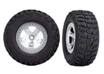 Traxxas Sct Satin Chrome Wheels & Kumho Tires (2) TRA5880X. Fixed Price $22.95.