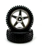 Redcat Racing Pre-mounted 1/10TH Buggy Front Tires And Wheels 06010C. Fixed Price $17.99.