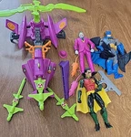 Dc Comics Batman Missions Joker Helicopter Vehicle Figure Villain Toy Lot. Fixed Price $15.73.