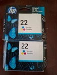 Two Hp 22 Tricolor Ink Cartridges Oem Fast Ship! 10/25. Fixed Price $26.99.