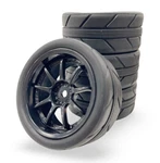 4PCS Tires & Wheels For Hsp Hpi Rc 1:10 On Road Drift Racing Car 12MM Hex. Fixed Price $14.99.